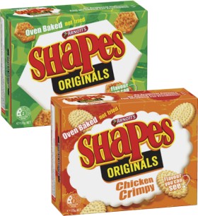 Arnotts-Shapes-Crackers-130g-190g on sale