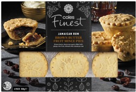 Coles+Finest+Jamaican+Rum+Brown+Butter+Fruit+Mince+Pies+6+Pack+350g