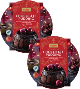 Coles+Christmas+Chocolate+Pudding+500g