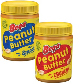 Bega+Smooth+or+Crunchy+Peanut+Butter+470g