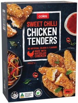 Coles+Frozen+Sweet+Chilli+Chicken+Tenders+400g