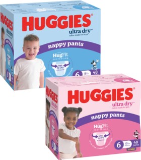 Huggies-Ultra-Dry-Jumbo-Nappy-Pants-48-Pack-62-Pack on sale