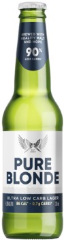 Pure-Blonde-Ultra-Low-Carb-Lager-Bottles-24x330mL on sale