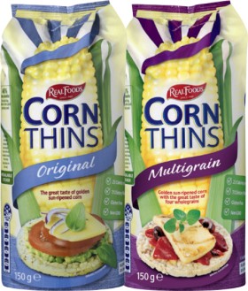 Real+Foods+Corn+Thins+125%E2%80%91150g+or+Sakata+Rice+Crackers+80-90g+Selected+Varieties