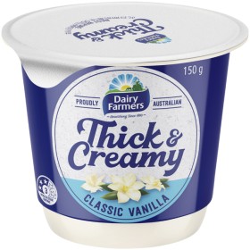 Dairy-Farmers-Thick-Creamy-Yoghurt-140-150g-Selected-Varieties on sale