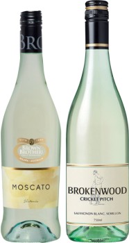 Brown+Brothers+Moscato+or+Brokenwood+Cricket+Pitch+750mL+Varieties