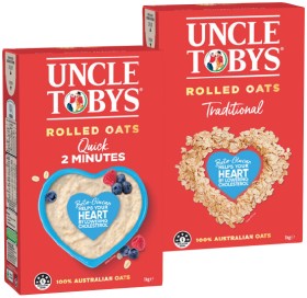 Uncle+Tobys+Traditional+or+Quick+Rolled+Oats+1kg