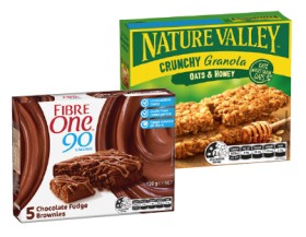 Fibre+One+Bars+5+Pack+or+Nature+Valley+Crunchy+Granola+Bars+6+Pack+Selected+Varieties