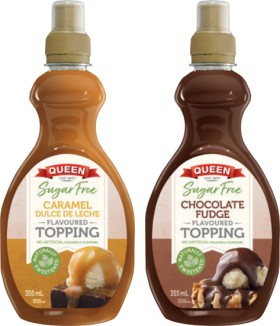 Queen-Sugar-Free-Topping-355mL-Selected-Varieties on sale