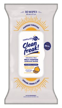 Community+Co+Clean+Freak+Cleaning+Wipes+50+Pack+Selected+Varieties