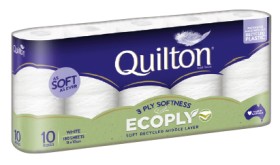 Quilton+Ecoply+Toilet+Tissue+3+Ply+10+Pack