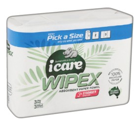 Icare+Wipex+Pick+a+Size+Paper+Towel+3+Pack