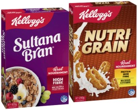 Kellogg%26rsquo%3Bs+Nutri%E2%80%91Grain+290g%2C+Sultana+Bran+420g+or+Special+K+Original+300g