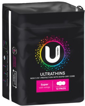 U-By-Kotex-Pads-616-Pack-Selected-Varieties on sale