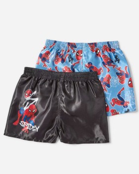2-Pack-Spider-Man-License-Satin-Boxers on sale