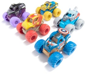5-Pack-Marvel-Monster-Jam-Mini-Jams-Vehicle on sale