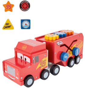 Disney-Pixar-Cars-Wooden-Toys-Shape-Sorter-Truck on sale