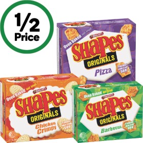 Arnotts-Shapes-Cracker-Biscuits-160-190g on sale