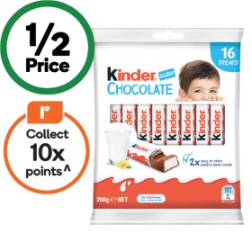 Kinder+Chocolate+Sharepack+200g+Pk+16