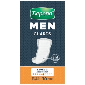 Depend+Men+Shields%2FGuards+Pk+10-14