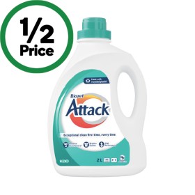 Biozet+Attack+Laundry+Liquid+2+Litre+or+Powder+2+kg
