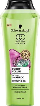 Schwarzkopf-Extra-Care-Push-Up-Volume-Shampoo-400mL on sale
