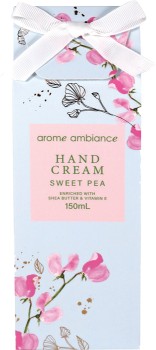 Arome-Ambiance-Sweet-Pea-Hand-Cream-150mL on sale