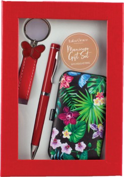 Lulu-Grace-Red-Manicure-Set-with-Pen-Key-Ring on sale
