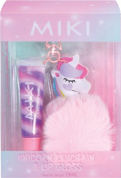 Miki-Unicorn-Keychain-Lip-Gloss on sale
