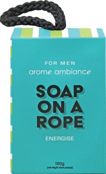 Arome-Ambiance-Energise-Mens-Soap-On-A-Rope-180g on sale