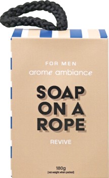 Arome-Ambiance-Revive-Mens-Soap-On-A-Rope-180g on sale
