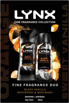 Lynx+Black+Vanilla+Spritz+Duo+Gift+Pack