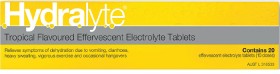 Hydralyte+Effervescent+Electrolyte+Tablets+Tropical+Flavour+20+Pack%2A