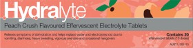 Hydralyte-Effervescent-Electrolyte-Tablets-Peach-Crush-Flavour-20-Pack on sale