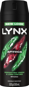Lynx-Deodorant-Body-Spray-Africa-165mL on sale