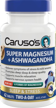 Caruso%26rsquo%3Bs+Super+Magnesium+%2B+Ashwagandha+42+Tablets%2A