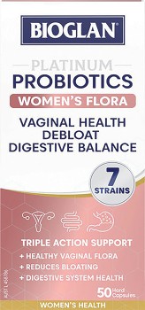 Bioglan-Platinum-Probiotics-Womens-Flora-50-Capsules on sale