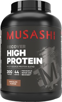 Musashi-High-Protein-2kg-Chocolate-Flavour on sale