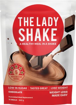 The-Lady-Shake-Chocolate-Flavour-840g on sale