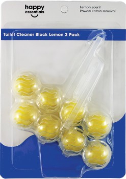 Happy+Essentials+Toilet+Cleaner+Block+Lemon+2+Pack