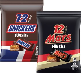 Mars-Snickers-or-MMs-Fun-Size-Pack-132192g-Selected-Varieties on sale