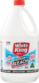 White+King+Premium+Bleach+2.5+Litre+Selected+Varieties