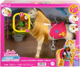 Barbie-Mysteries-the-Great-Horse-Chase-Dance-and-Show-Horse on sale
