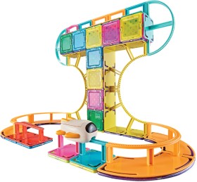 Wondermags+Magnetic+Tiles+Sky+Rail+Tiles+62pcs