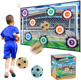 Freekick+Velcro+Soccer+With+Target+Mat