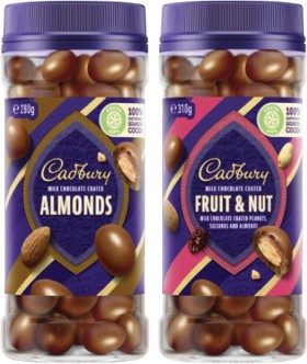 Cadbury-Chocolate-Coated-Fruit-or-Nut-Jar-270g-340g on sale