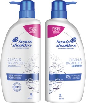 Head+%26amp%3B+Shoulders+Shampoo+or+Conditioner+850mL