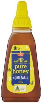 Coles-Pure-Australian-Honey-Squeeze-375g on sale