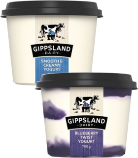 Gippsland+Dairy+Twist+Yogurt+700g