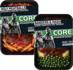 Core-Powerfoods-Frozen-Meal-350g on sale